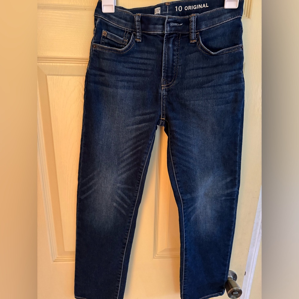 Gap Boys Original Fit Jeans Size 10 Blue Washwell Denim